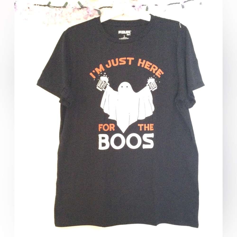 Halloween Ghost Black Tee
